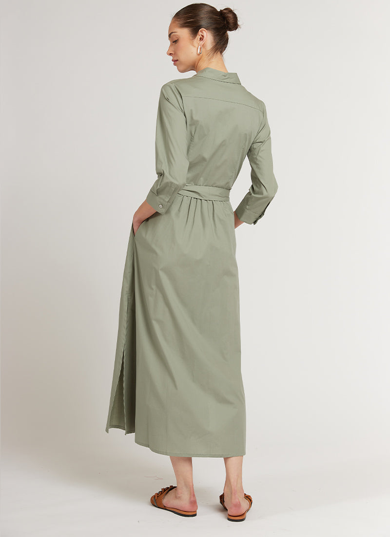 Rosso35 Maxi Wrap Shirt Dress