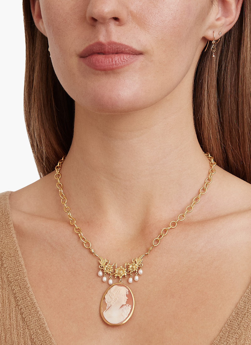 Chan Luu Cameo Pendant Necklace