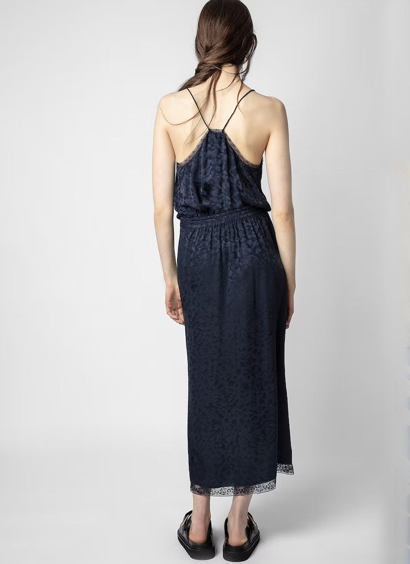 Zadig & Voltaire Rixi Jac Leo Silk Dress