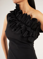 Greta Constantine Bastian Ruffle One-Shoulder Top