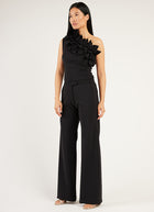 Greta Constantine Bastian Ruffle One-Shoulder Top