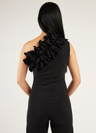Greta Constantine Bastian Ruffle One-Shoulder Top
