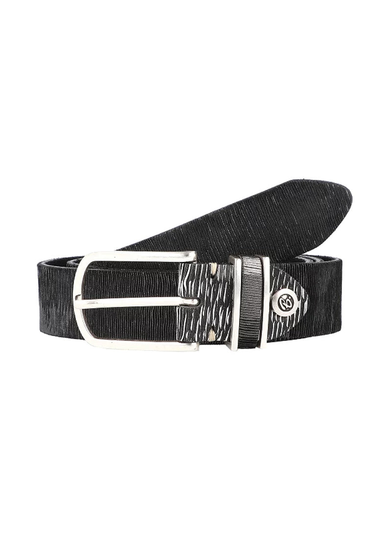 B.Belt Metallic Leather Belt