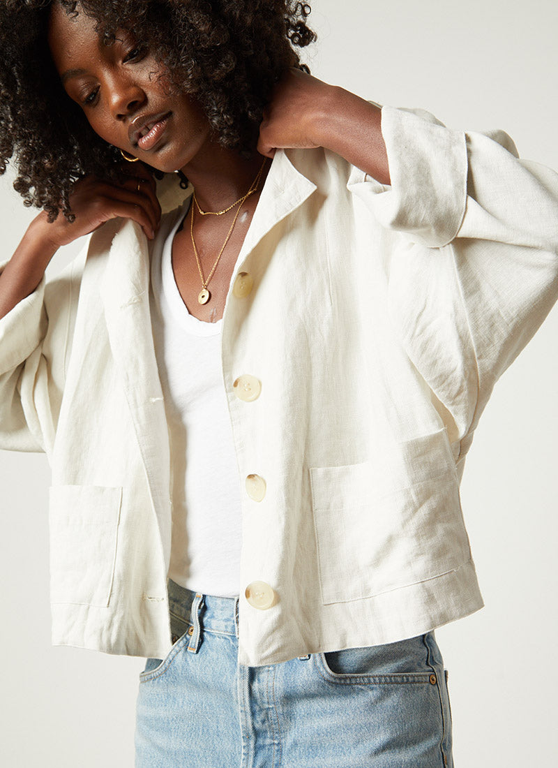 Velvet Brielle Linen Jacket