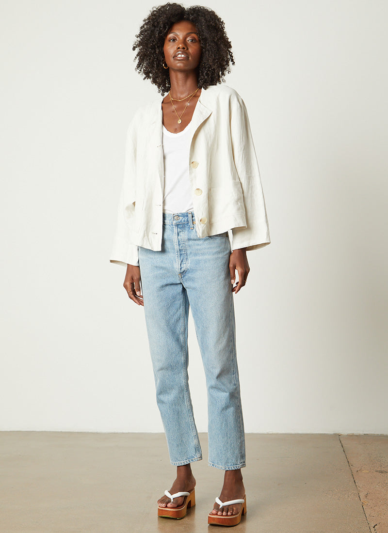 Velvet Brielle Linen Jacket