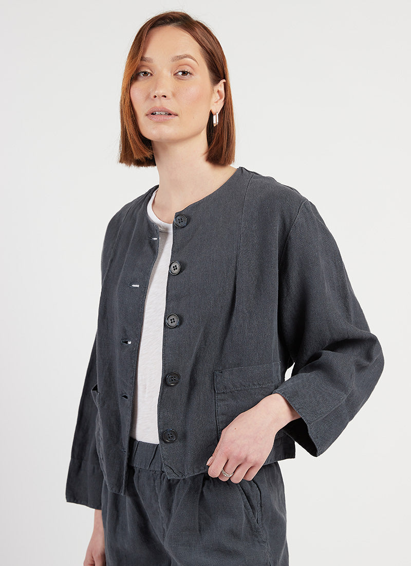 Velvet Brielle Linen Jacket