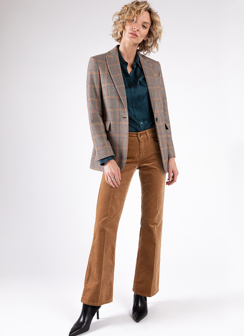 Circolo 1901 Single-Breasted Fancy Check Blazer