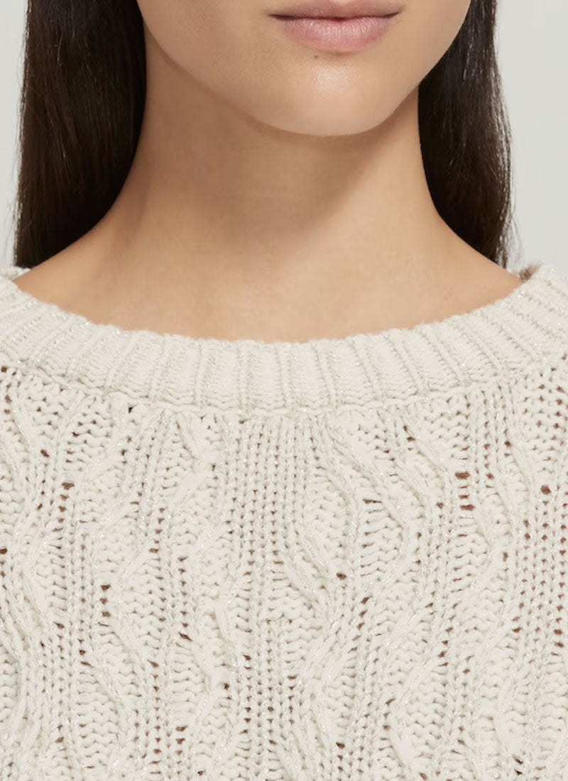 Fabiana FIlippi Wool-Blend Crewneck Sweater