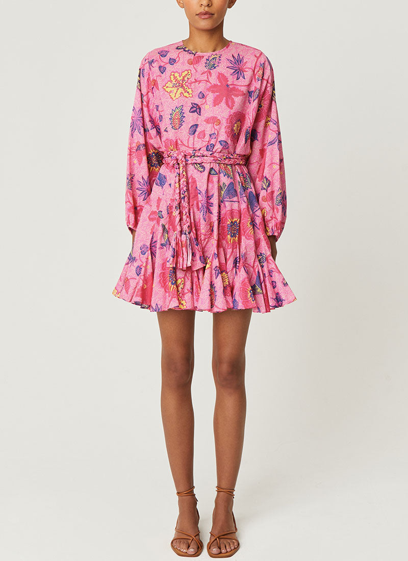 Rhode Ella Long-Sleeve Mini Dress