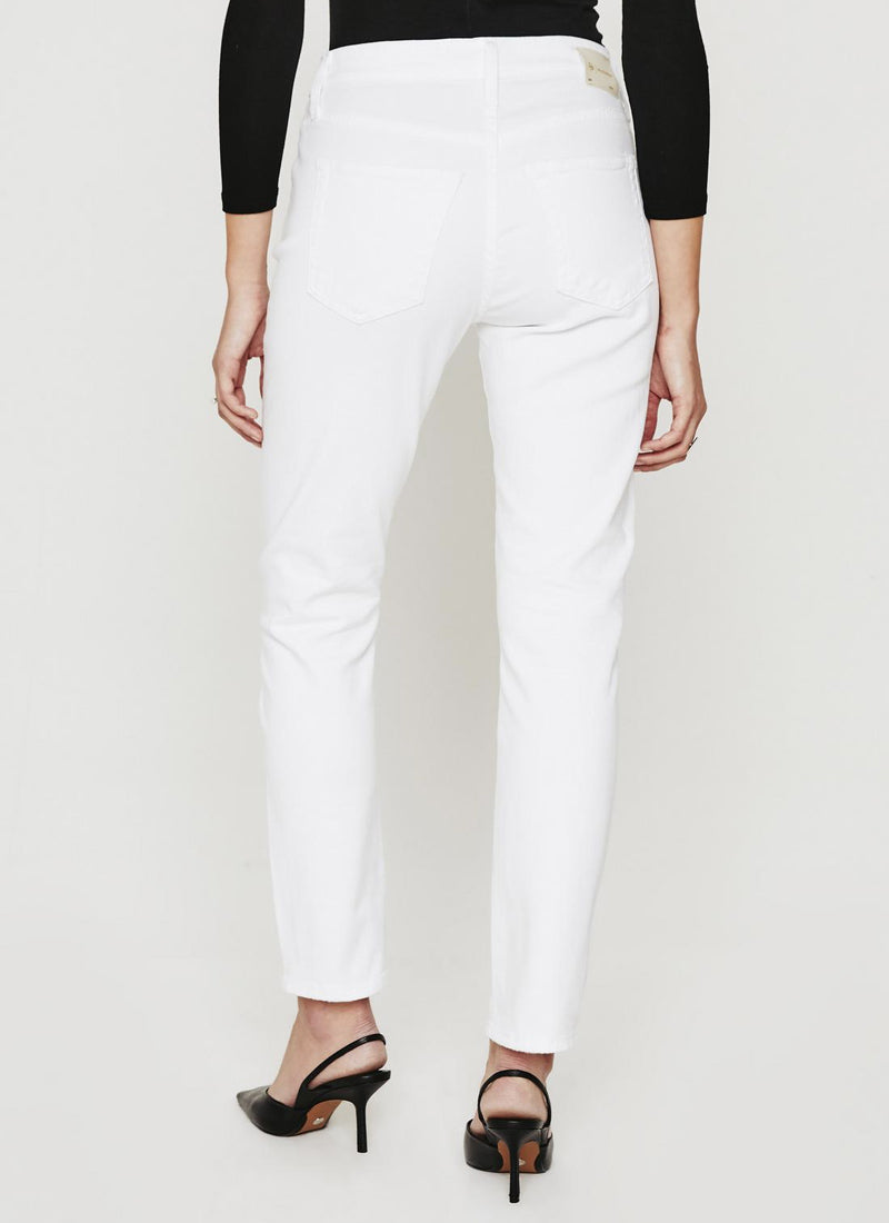 AG Jeans Ex-Boyfriend Classic White Slim-Fit Jean