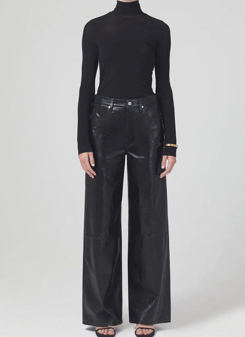 Citizens of Humanity Francesca Mesh Turtleneck Top