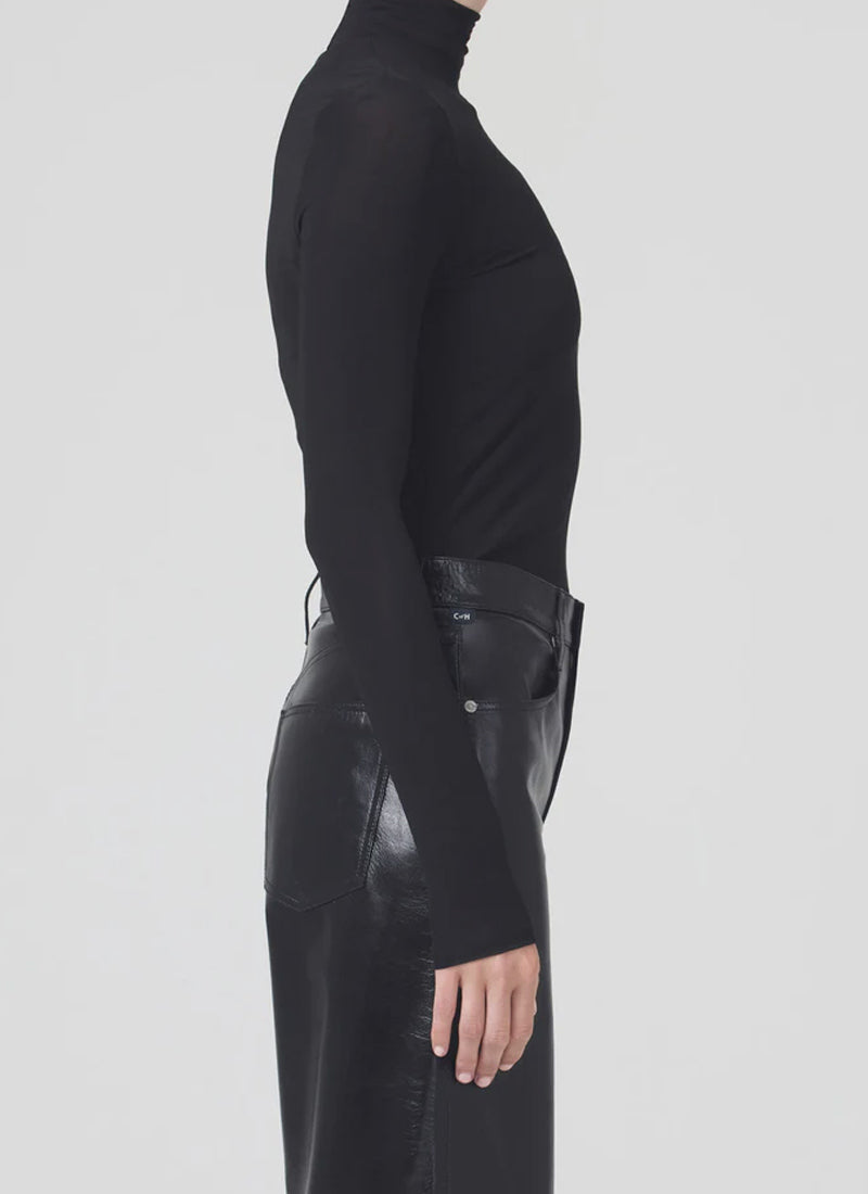Citizens of Humanity Francesca Mesh Turtleneck Top