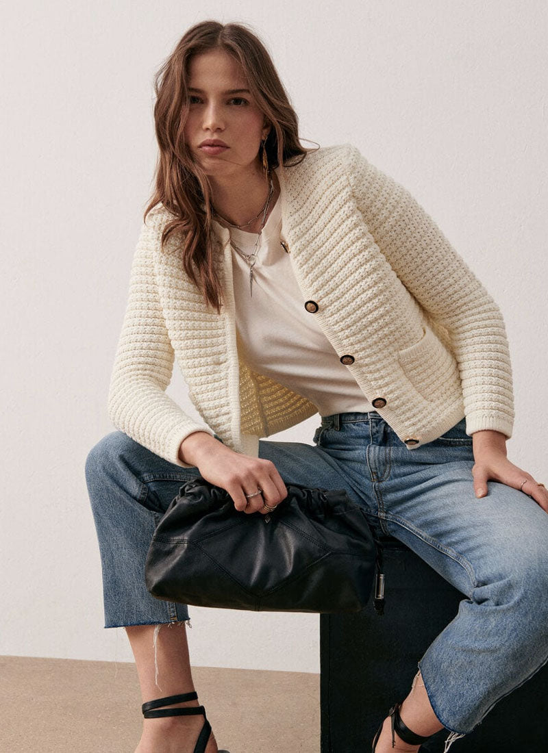 ba&sh Gaspard Knitted Cardigan