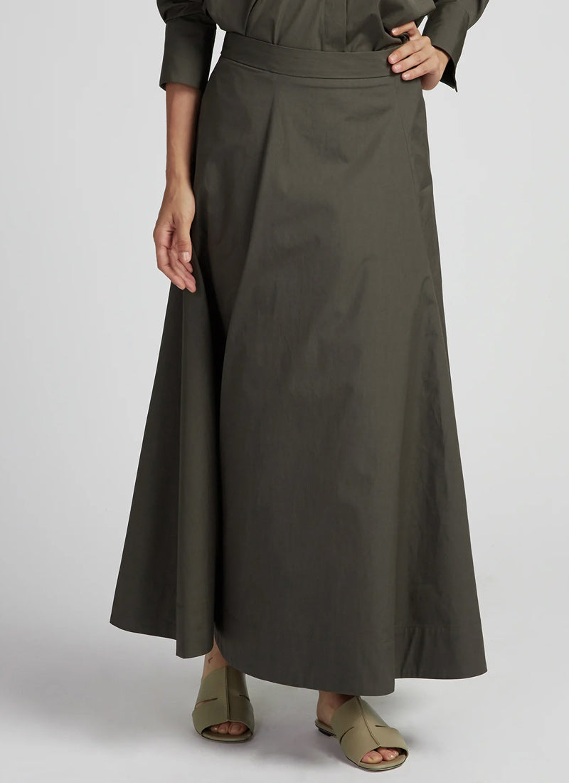 Lorena Antoniazzi Cotton Maxi Skirt