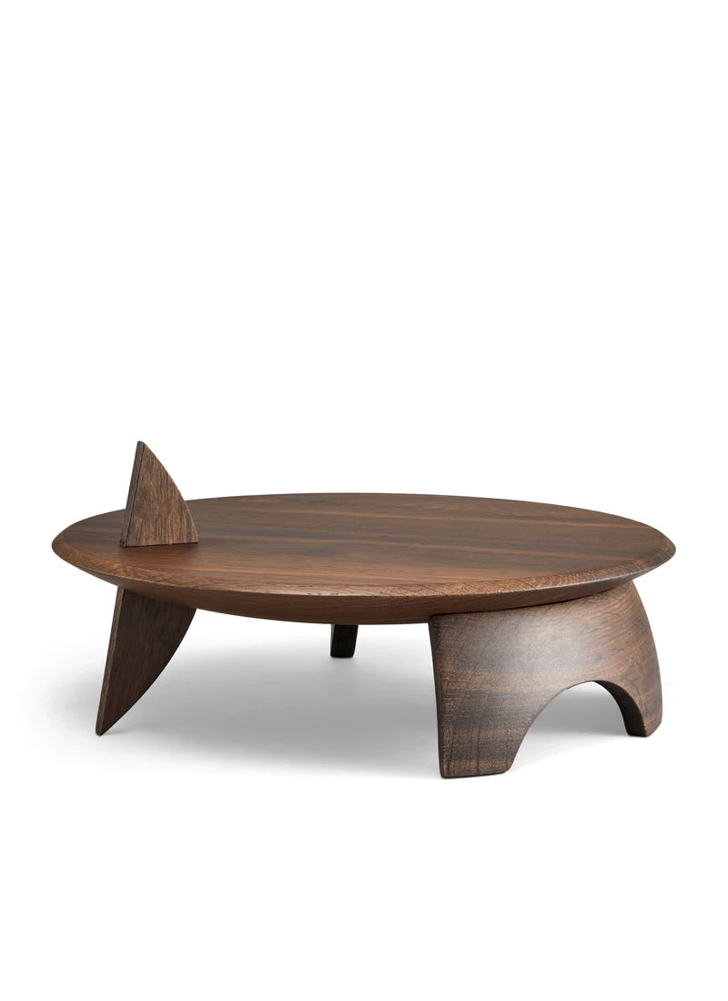 L'Objet Kelly Behun Leaf Flat Platter on Stand