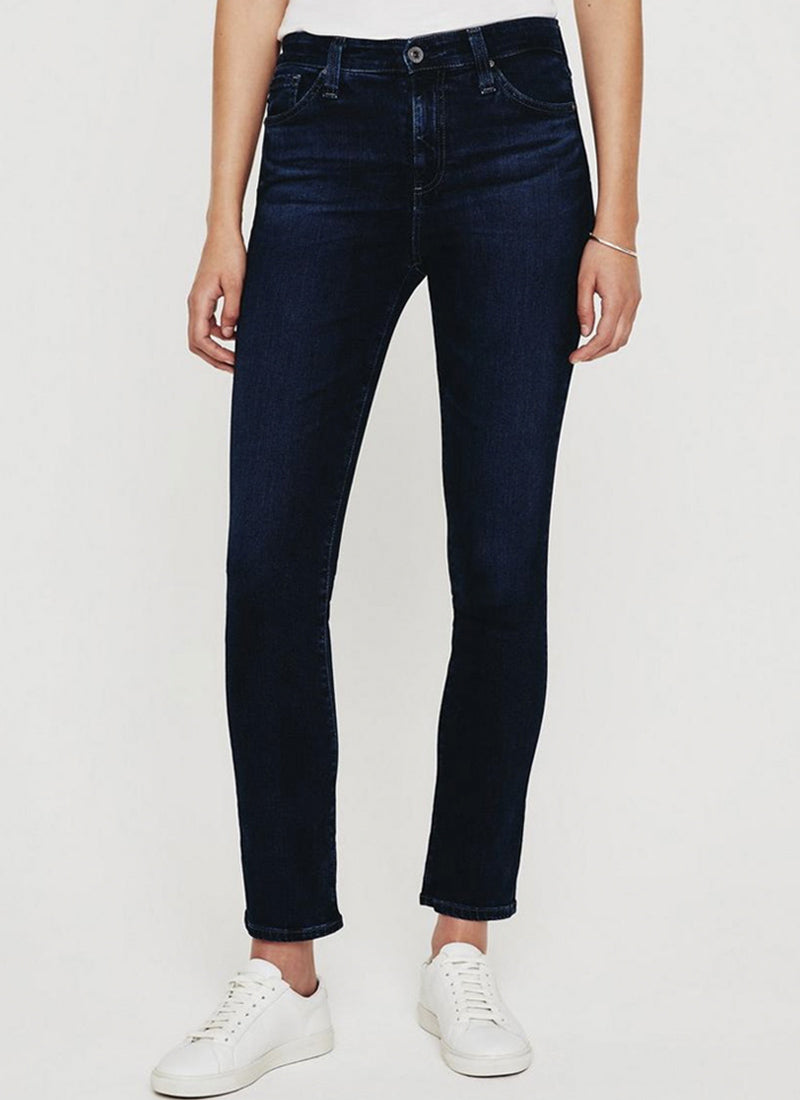 AG Jeans Mari High-Rise Straight-Leg Jean