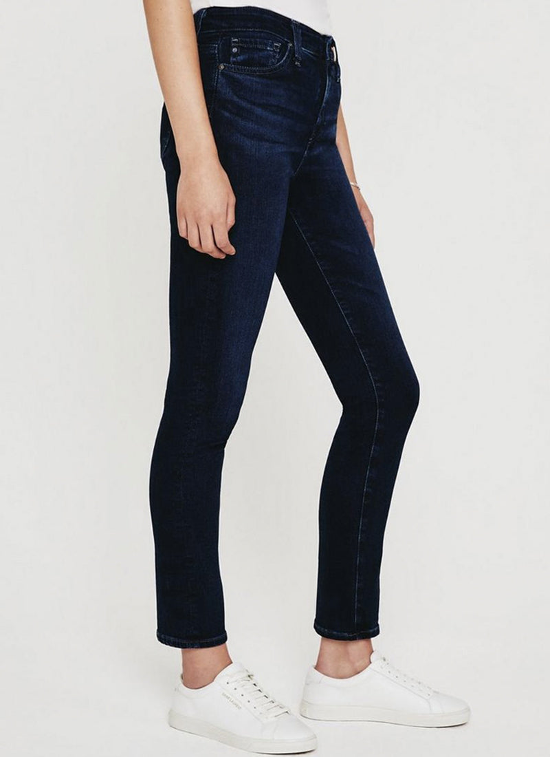 AG Jeans Mari High-Rise Straight-Leg Jean