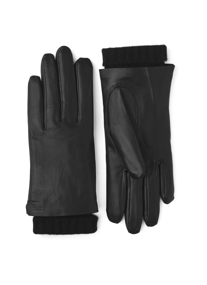 Hestra Megan Half Piqué Leather Gloves