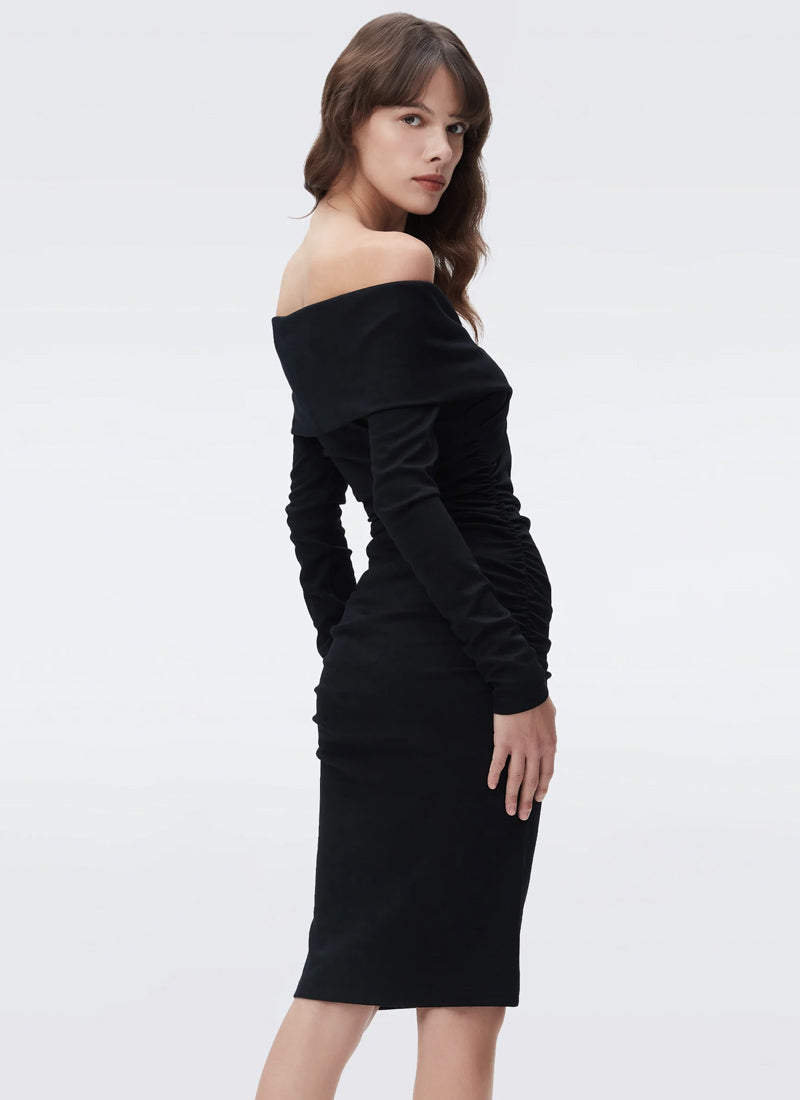 DVF Minx Off-The-Shoulder Dress