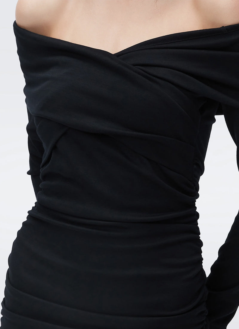 DVF Minx Off-The-Shoulder Dress