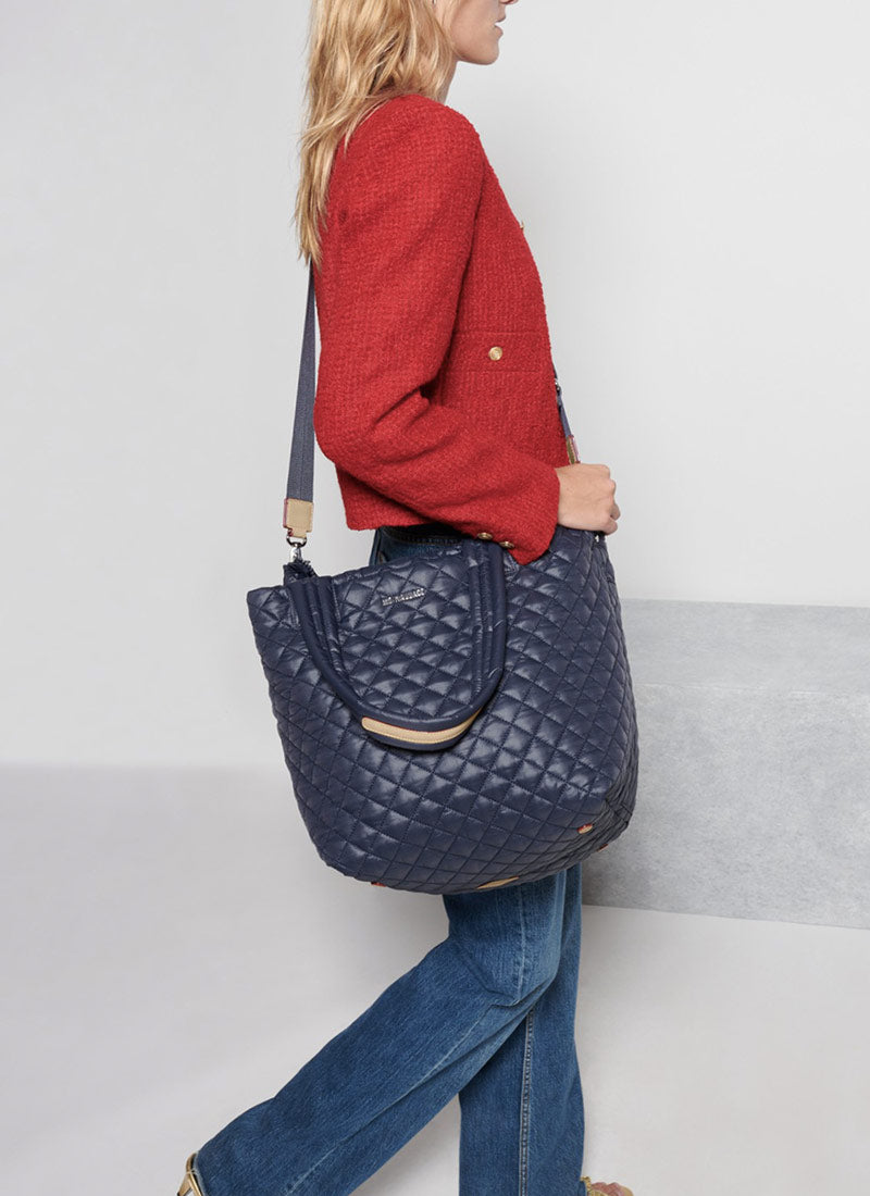 MZ Wallace Medium Metro Dawn Blue Tote Deluxe