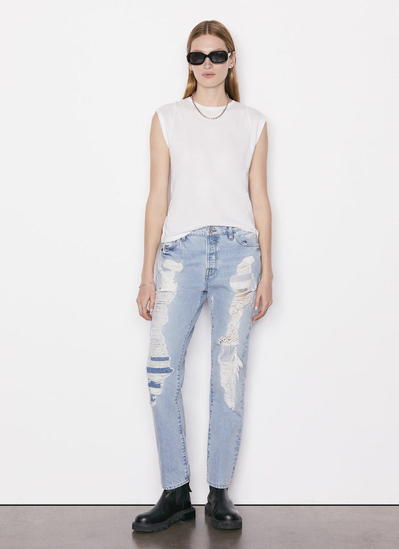 Frame Le Mid-Rise Muscle T-Shirt