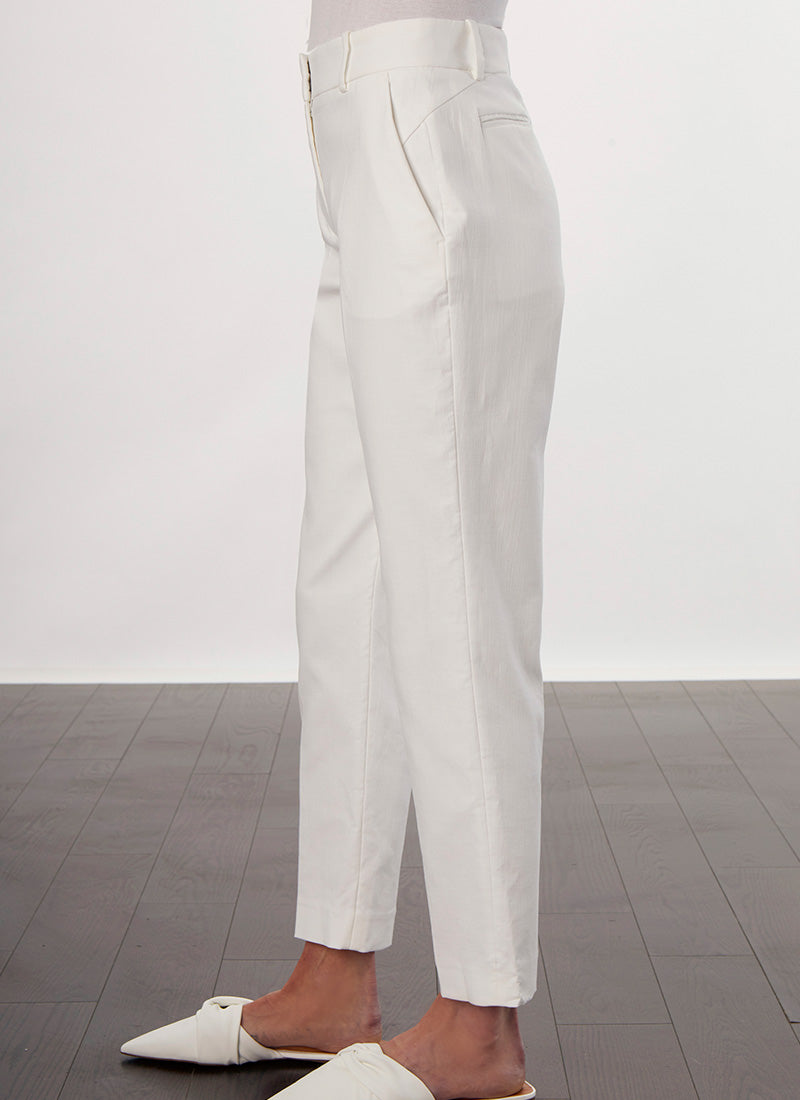 New York Cotton Stretch Slim Fit Trousers