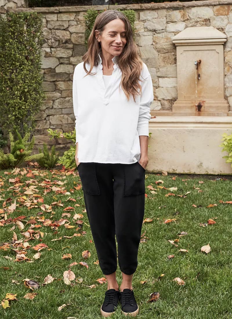 Frank & Eileen Triple Fleece Patch Jogger Sweatpant