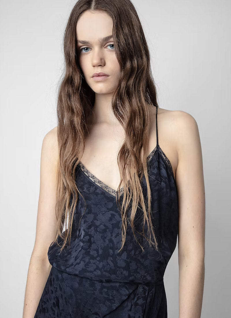 Zadig & Voltaire Rixi Jac Leo Silk Dress