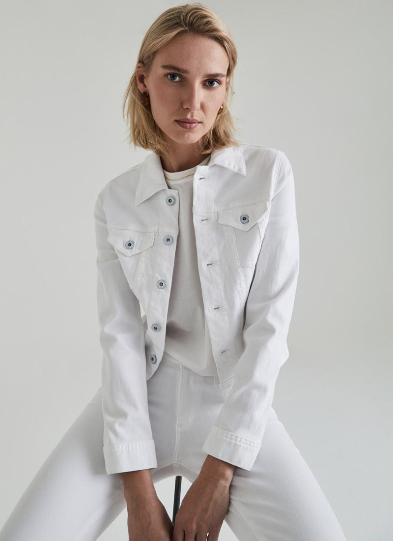 AG Jeans Robyn True White Denim Jacket