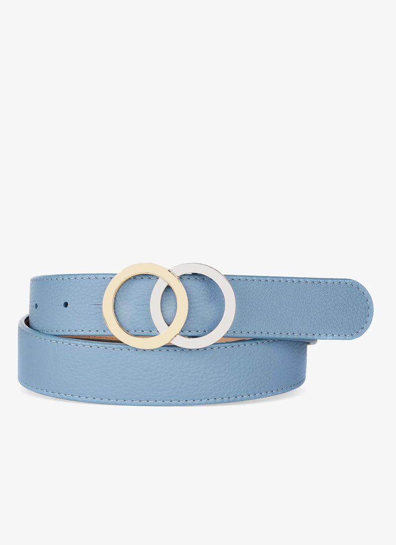 Brave Leather Otir Pebbled Nappa Leather Belt