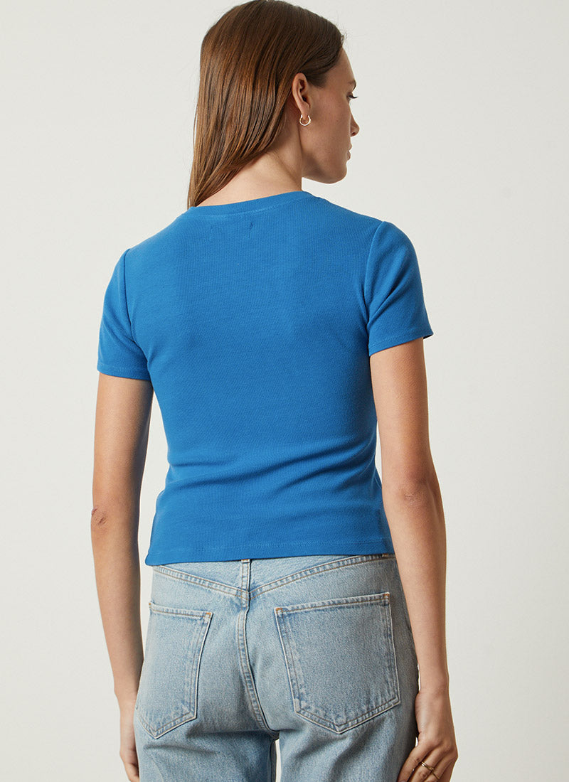 Velvet Taya Rib-Knit T-Shirt