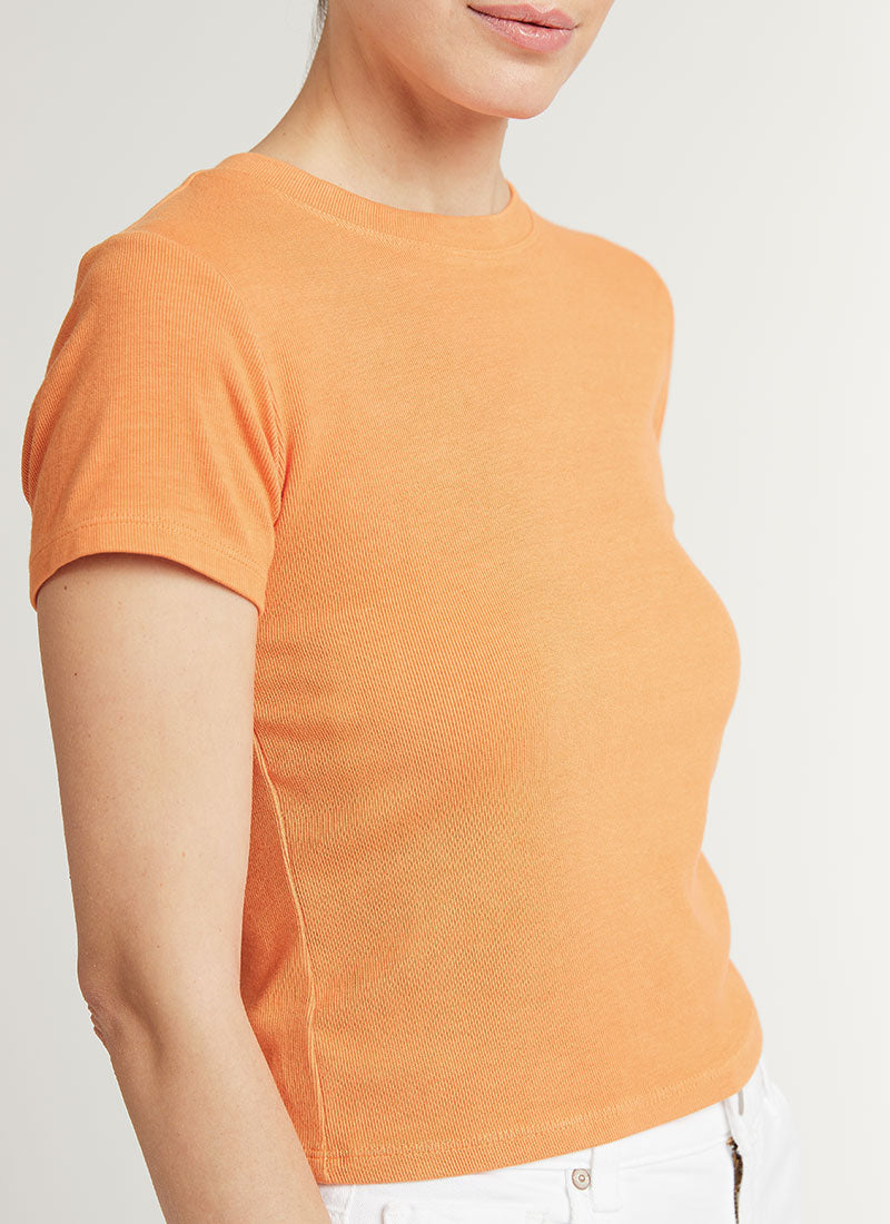 Velvet Taya Rib-Knit T-Shirt