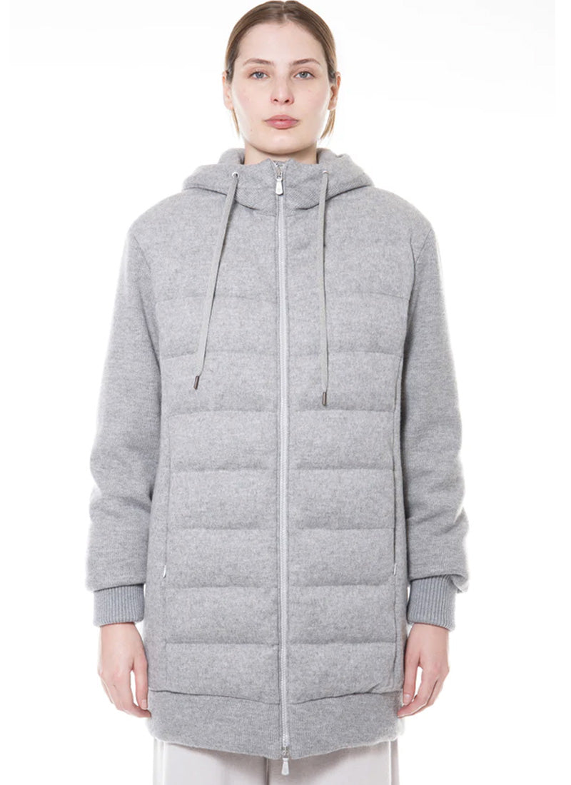 Eleventy Wool Puffer Jacket