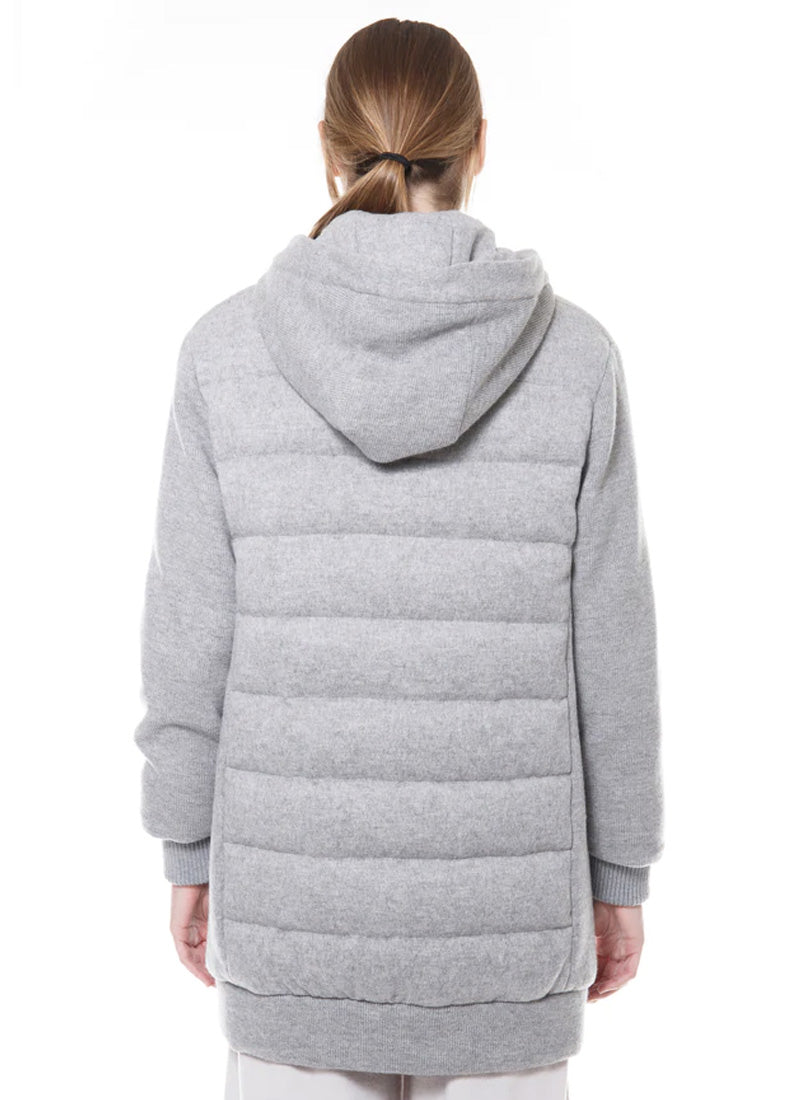 Eleventy Wool Puffer Jacket
